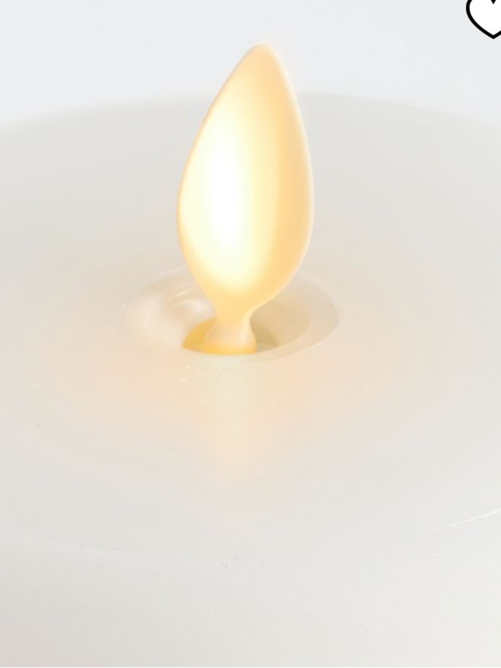 2 Pottery Barn Candles flameless, flickering Battery 4.5” tall - Picture 3 of 9